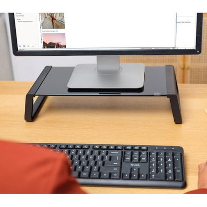 TRUST SUPPORTO PER MONITOR , STAND, NERO [25271]