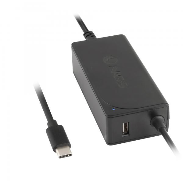 NGS CARICABATTERIA PORTATILE, TYPE C, 65W, CON PORTA USB A PER SMARTPHONE O TABLET [W-65W]