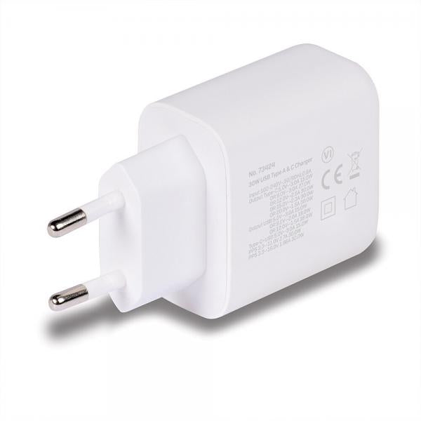 LINDY Alimentatore USB Tipo A C, 30W [73424]