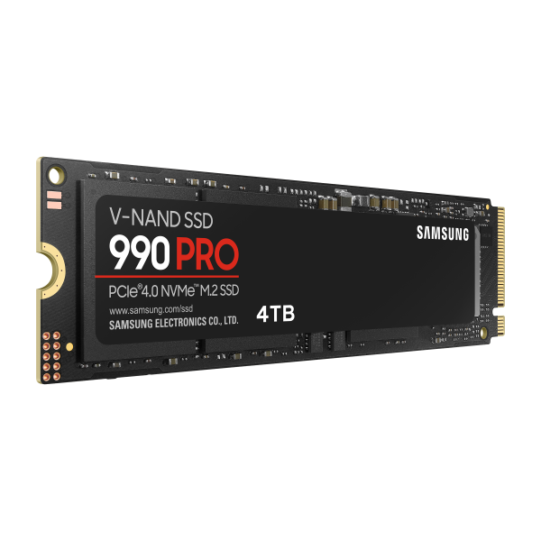 Samsung 990 PRO PCIe 4.0 NVMe M.2 SSD 4TB [MZ-V9P4T0BW]