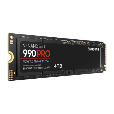 SAMSUNG SSD INTERNO 990 PRO 4TB PCI-E M2. NVME R/W 6900/7450 MBS [MZ-V9P4T0BW]