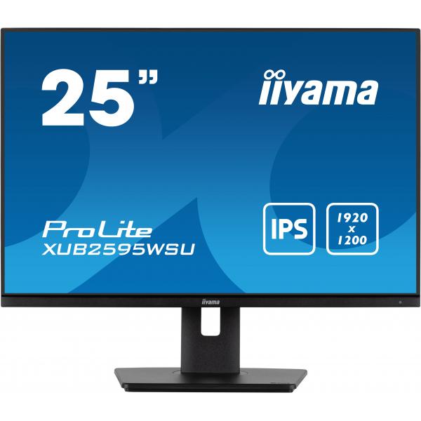 iiyama ProLite XUB2595WSU-B5 Monitor PC 63,5 cm (25") 1920 x 1200 Pixel WUXGA LED Nero [XUB2595WSU-B5]