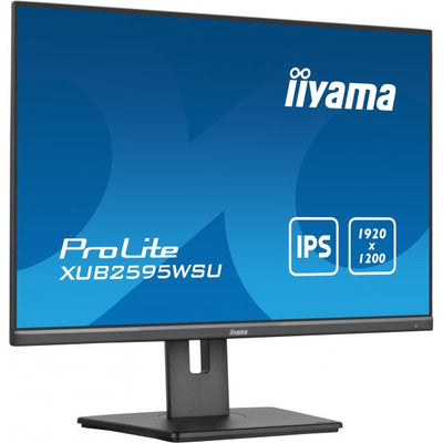 iiyama ProLite XUB2595WSU-B5 Monitor PC 63,5 cm (25") 1920 x 1200 Pixel WUXGA LED Nero [XUB2595WSU-B5]