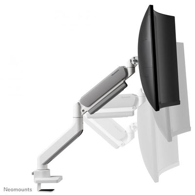 Neomounts Single Monitor Arm - 17-49inch - Gas Spring - Topfix - 180 Degrees - Stop - White [DS70PLUS-450WH1]