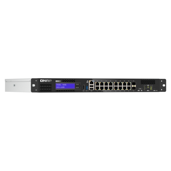 QNAP QGD-1600 Gestito Gigabit Ethernet (10/100/1000) 1U Nero, Grigio [QGD-1600-4G]