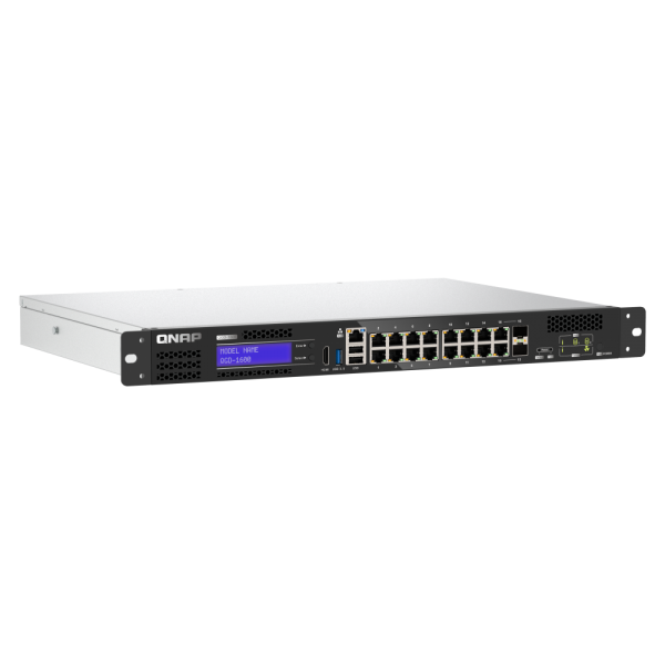 QNAP QGD-1600 Gestito Gigabit Ethernet (10/100/1000) 1U Nero, Grigio [QGD-1600-4G]