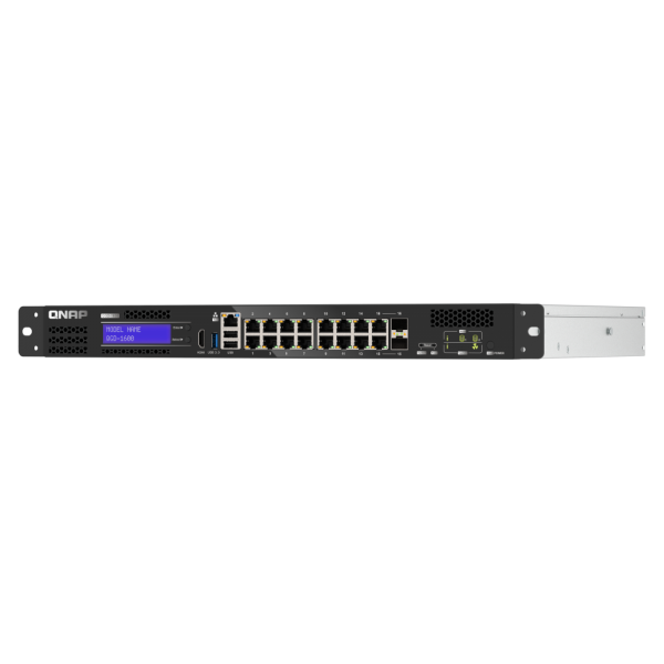 QNAP QGD-1600 Gestito Gigabit Ethernet (10/100/1000) 1U Nero, Grigio [QGD-1600-4G]