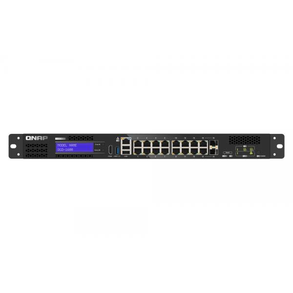 QNAP QGD-1600 Gestito Gigabit Ethernet (10/100/1000) 1U Nero, Grigio [QGD-1600-4G]