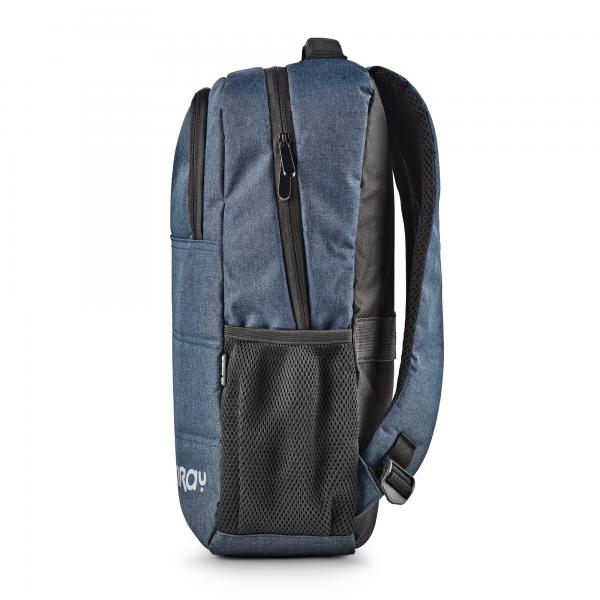 NGS MONRAY SACKS CHARTER ZAINO PROTETTIVO PER LAPTOP FINO A 15.6" COLORE BLU SCURO MARMORIZZATO [SACKSCHARTER]