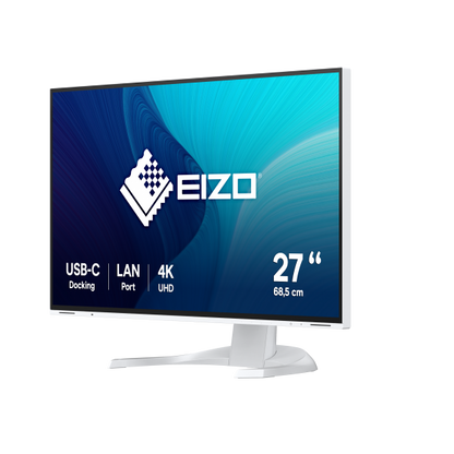 EIZO MONITOR 27 LED IPS 16:9 4K UHD, 5MS 350 CDM, PIVOT, USB-C, DP/HDMI, MULTIMEDIALE, FLEXSCAN EV27 [EV2740X-WT]