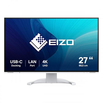 EIZO MONITOR 27 LED IPS 16:9 4K UHD, 5MS 350 CDM, PIVOT, USB-C, DP/HDMI, MULTIMEDIALE, FLEXSCAN EV27 [EV2740X-WT]