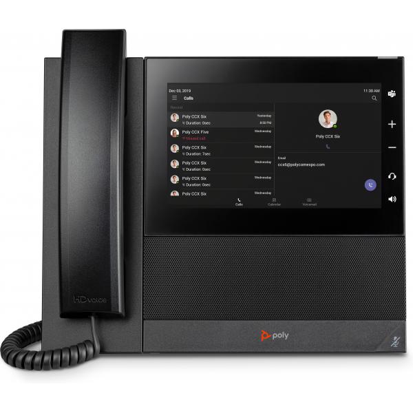 Hp Poly CCX 600 Business Media Phone for Microsoft Teams and PoE-enabled [82Z84AA]