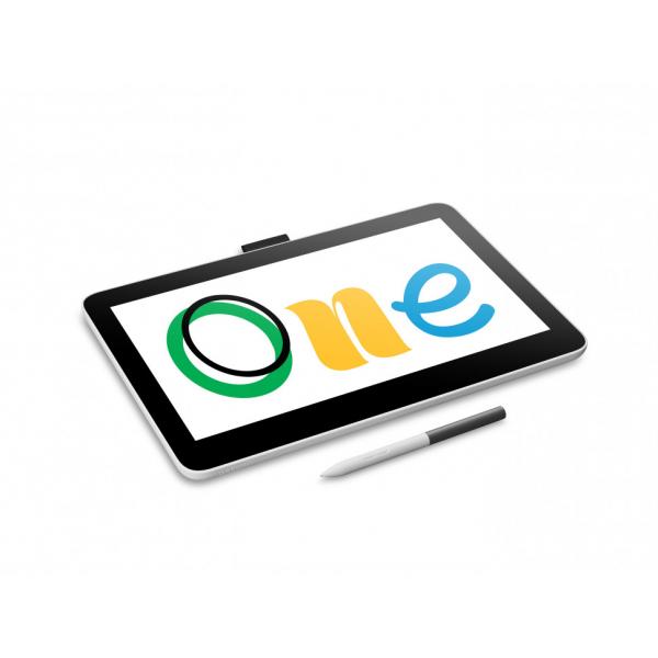 Wacom One 13 touch tavoletta grafica Bianco 2540 lpi (linee per pollice) 294 x 165 mm USB [DTH134W0B]