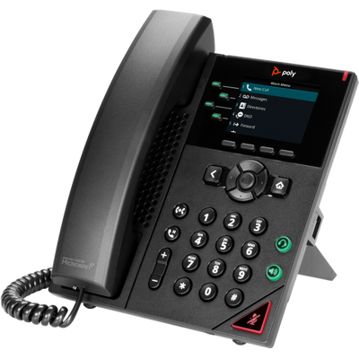 Hp Poly VVX 250 4-Line IP Phone and PoE-enabled [89B62AA#AC3]