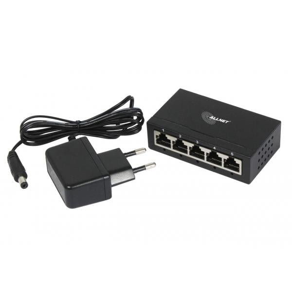 ALLNET Switch unmanaged Layer2 5 port  5x 1GbE  Fanless  ALL-SG8005 [ALL-SG8005]
