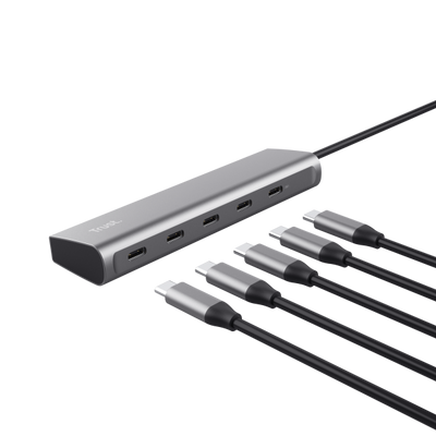 TRUST HUB HALYX 5 PORT USB-C [25136]