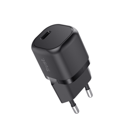 TRUST CARICABATTERIA MAXO 20W USB-C NERO [25174]