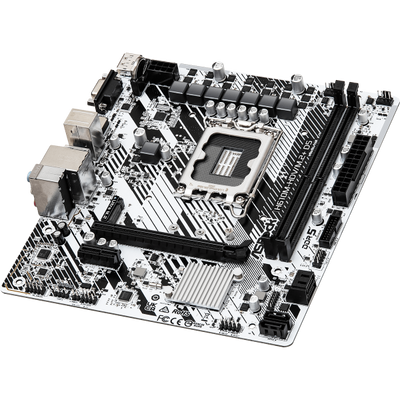ASROCK MB H610, H610M-HDV/M.2+ D5, LGA 1700, 2DDR5, GLAN, 4SATA3, MATX [H610M-HDV/M.2+ D5]