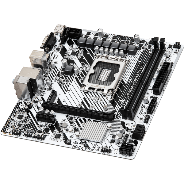 ASROCK MB H610, H610M-HDV/M.2+ D5, LGA 1700, 2DDR5, GLAN, 4SATA3, MATX [H610M-HDV/M.2+ D5]