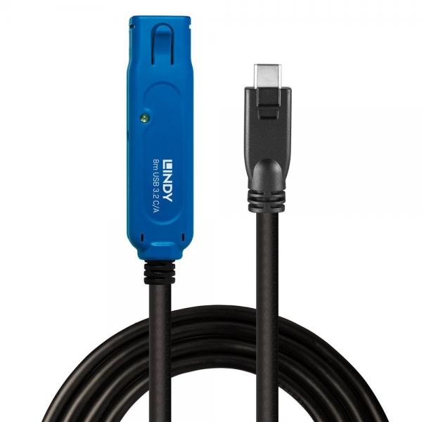 LINDY No. 43381 - Prolunga Attiva USB 3.2 5Gbps C/A Pro, 8m [LIN-43381]