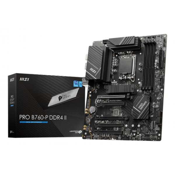 MSI PRO B760-P DDR4 II scheda madre Intel B760 LGA 1700 ATX [PROB760-PDDR4II]