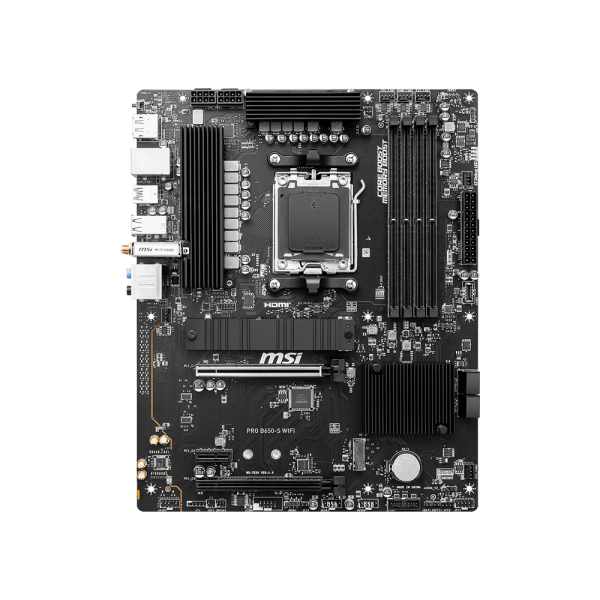 MSI MB AMD B650, PRO B650-S WIFI, AM5, 4DDR5, 2PCI-Ex16, 1PCI-Ex1, 2M.2, 4SATA3 [PRO B650-S WIFI]