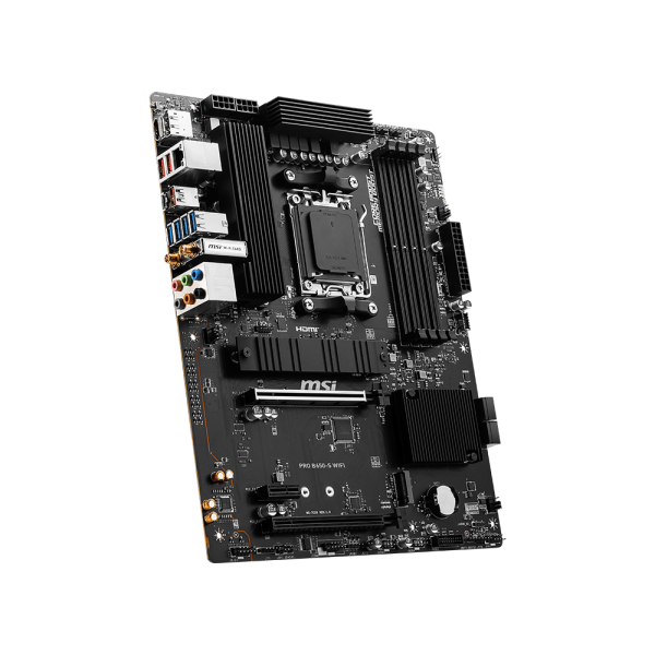 MSI MB AMD B650, PRO B650-S WIFI, AM5, 4DDR5, 2PCI-Ex16, 1PCI-Ex1, 2M.2, 4SATA3 [PRO B650-S WIFI]