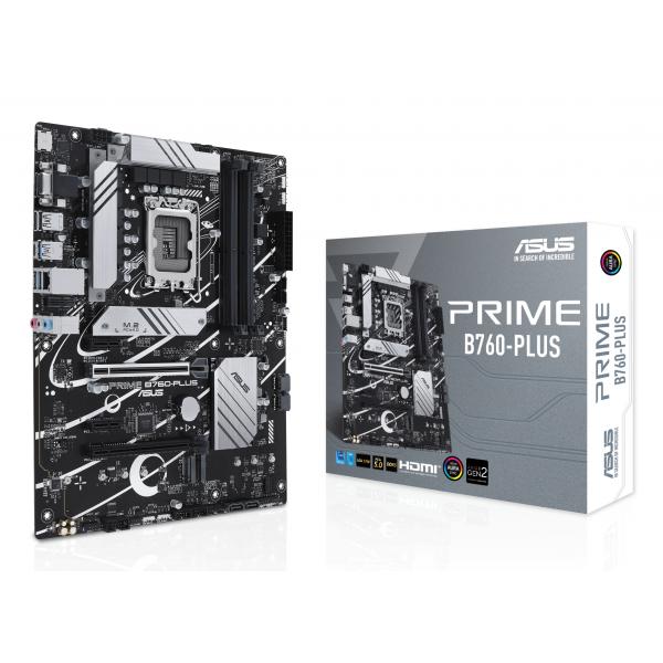 ASUS MB B760, PRIME B760-PLUS, LGA 1700, 4DDR5, USB 3.2 GEN 2X2, 90MB1EF0-M0EAY0 [PRIME B760-PLUS]