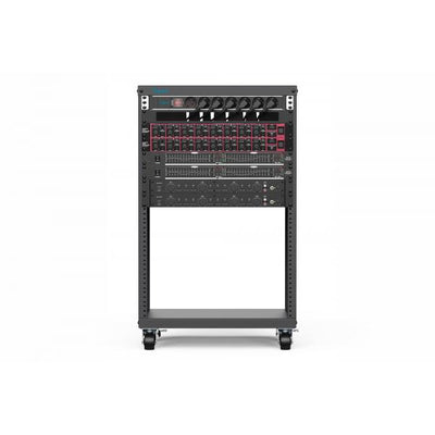 Digitus 16U AVS Rack - 780 x 507 x 460 mm Threaded Mounting Holes - Castors - Black [DN-48001]