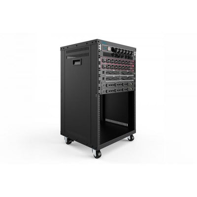 Digitus 16U AVS Rack - 780 x 507 x 460 mm Threaded Mounting Holes - Castors - Black [DN-48001]