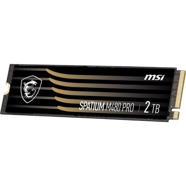 MSI SPATIUM M480 PRO PCIE 4.0 NVME M.2 2TB drives allo stato solido PCI Express 4.0 3D NAND [S78-440Q600-P83]