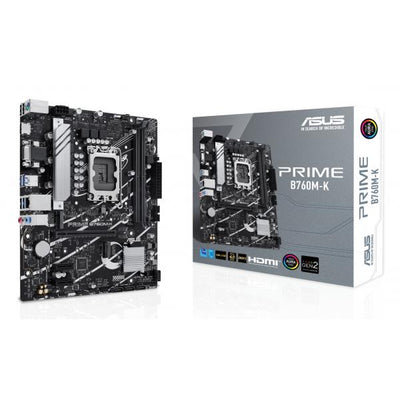 ASUS PRIME B760M-K Intel B760 LGA 1700 micro ATX [90MB1FI0-M1EAY0]