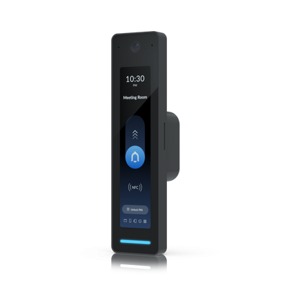 Ubiquiti - UA-G2-Pro-Black - UniFi NFC card reader and intercom, Doorbell for unlock with video of visitor and two-way intercom, PIN unlocking on the screen, IP55 rain resistance (-10 to 45 C) [UA-G2-Pro-Black]
