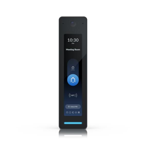 Ubiquiti - UA-G2-Pro-Black - UniFi NFC card reader and intercom, Doorbell for unlock with video of visitor and two-way intercom, PIN unlocking on the screen, IP55 rain resistance (-10 to 45 C) [UA-G2-Pro-Black]