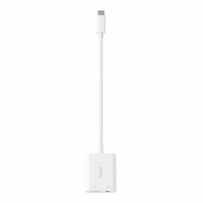Belkin ROCKSTAR 3.5 MM AUDIO + USB-C CHARGE ADAPTER [NPA004BTWH]
