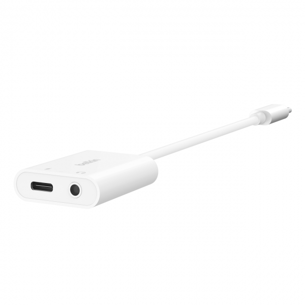 Belkin ROCKSTAR 3.5 MM AUDIO + USB-C CHARGE ADAPTER [NPA004BTWH]