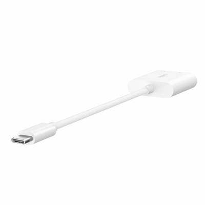 Belkin ROCKSTAR 3.5 MM AUDIO + USB-C CHARGE ADAPTER [NPA004BTWH]