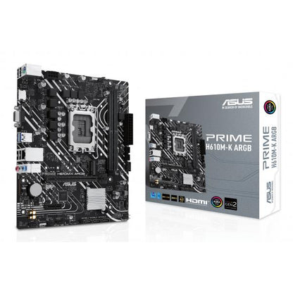ASUS MB H610 GAMING, PRIME H610M-K ARGB, LGA 1700, 90MB1G90-M0EAY0 [PRIME H610M-K ARGB]