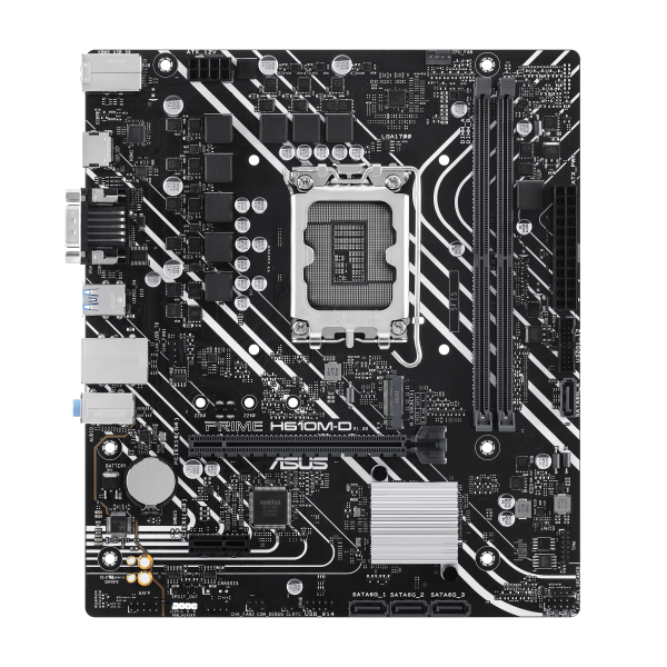 ASUS MB H610, PRIME H610M-D, LGA 1700, 2DDR5, M.2, HDMI/VGA/COM, 4SATA, 90MB1G80-M0EAY0 , 90MB1G80-M0EAY0 [PRIME H610M-D]