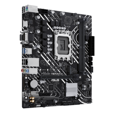 ASUS MB H610, PRIME H610M-D, LGA 1700, 2DDR5, M.2, HDMI/VGA/COM, 4SATA, 90MB1G80-M0EAY0 , 90MB1G80-M0EAY0 [PRIME H610M-D]