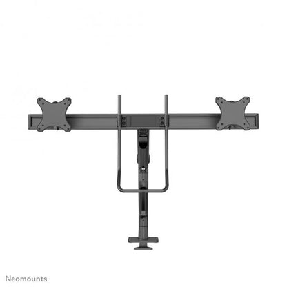 Neomounts NEXT One Dual Crossbar Monitor Arm - 17-32inch - 1-8 kg/screen - Gas Spring - 180 Degrees - Stop Mechanism - Topfix - Black [DS75S-950BL2]