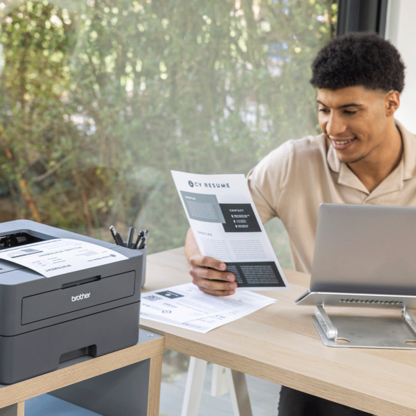 Brother HL-L2445DW - Compact A4 Mono Laser Printer - RJ45 / WiFi / USB [HLL2445DWRE1]