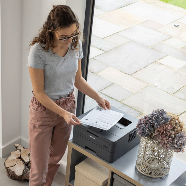 Brother HL-L2400DWE - Compact A4 Mono Laser Printer - WiFi / USB [HLL2400DWERE1]