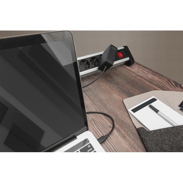 Digitus Notebook charger - 1.2 M - USB-C - 100W - Black [DA-10072]