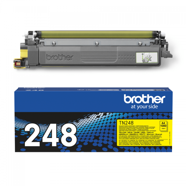 BROTHER TONER GIALLO 1000 PAG PER MFCL3760, MFCL8340, MFCL8230, MFCL8240 [TN248Y]