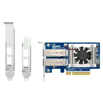 QNAP QXG-25G2SF-E810 scheda di rete e adattatore Interno Fibra 25000 Mbit/s [QXG-25G2SF-E810]