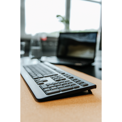 Cherry KW 3000 - Keyboard - Wireless - QWERTY - Black [JK-3000EU-2]