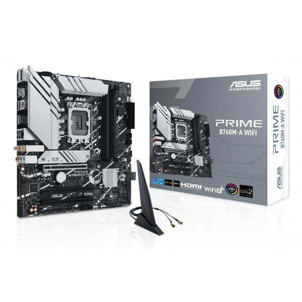 ASUS PRIME B760M-A WIFI Intel B760 LGA 1700 micro ATX [90MB1EL0-M1EAY0]