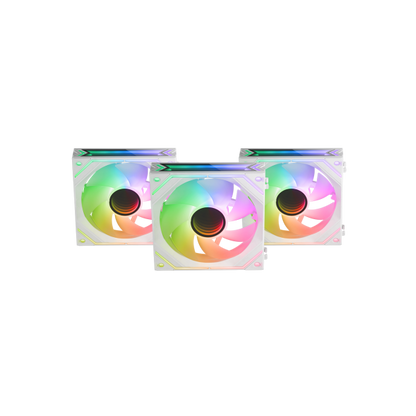 MARS GAMING MF-LINKFINITYKIT, PWM MODULAR ARGB FAN KIT, ARGB CONTROLLER, WH [MF-LINKFINITYWKIT]