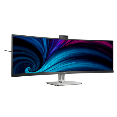 PHILIPS MONITOR CURVO 49 LED VA 32:9 4K UHD 4MS 450 CDM, REG ALTEZZA, USB-C DOCK, WEBCAM, DP/HDMI [49B2U5900CH]